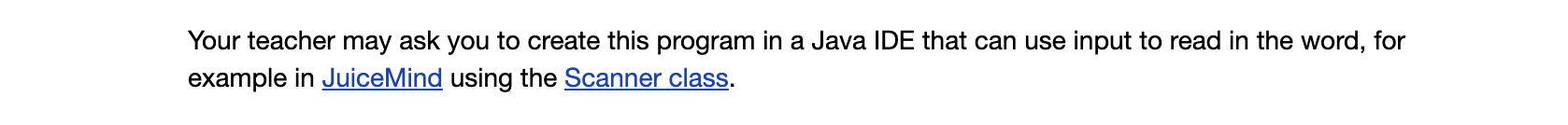 CSAwesome recommendation for JuiceMind